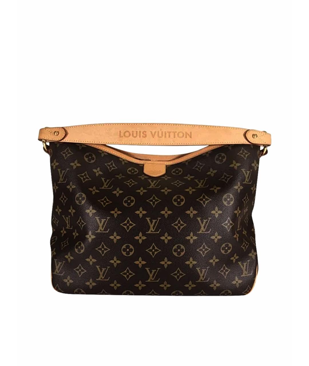 LOUIS VUITTON PRE-OWNED Коричневая сумка через плечо, фото 1