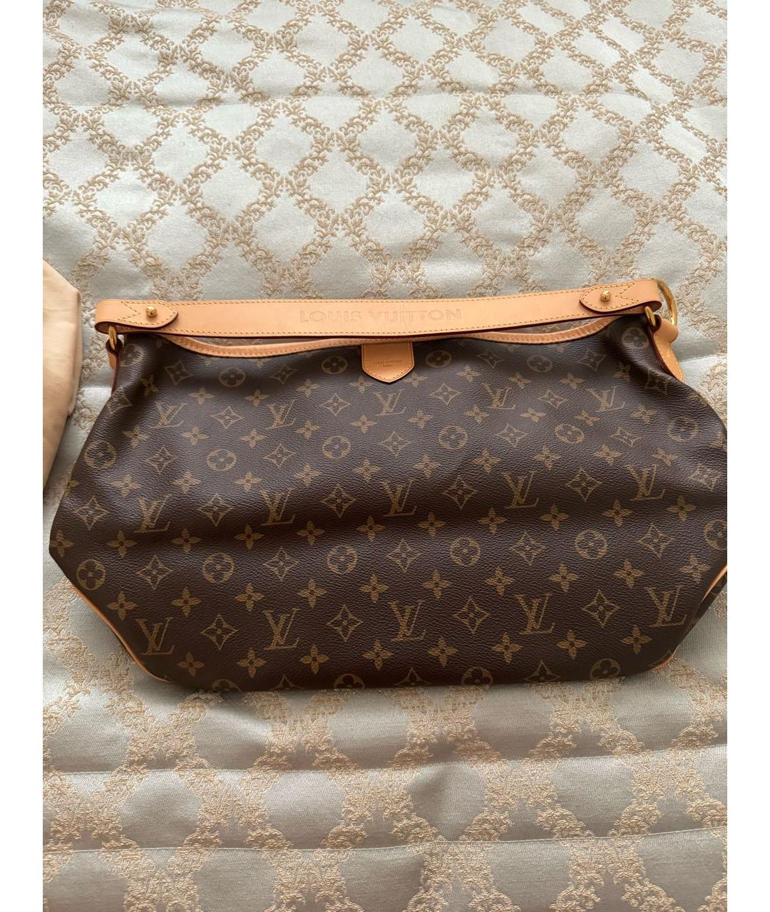 LOUIS VUITTON PRE-OWNED Коричневая сумка через плечо, фото 2