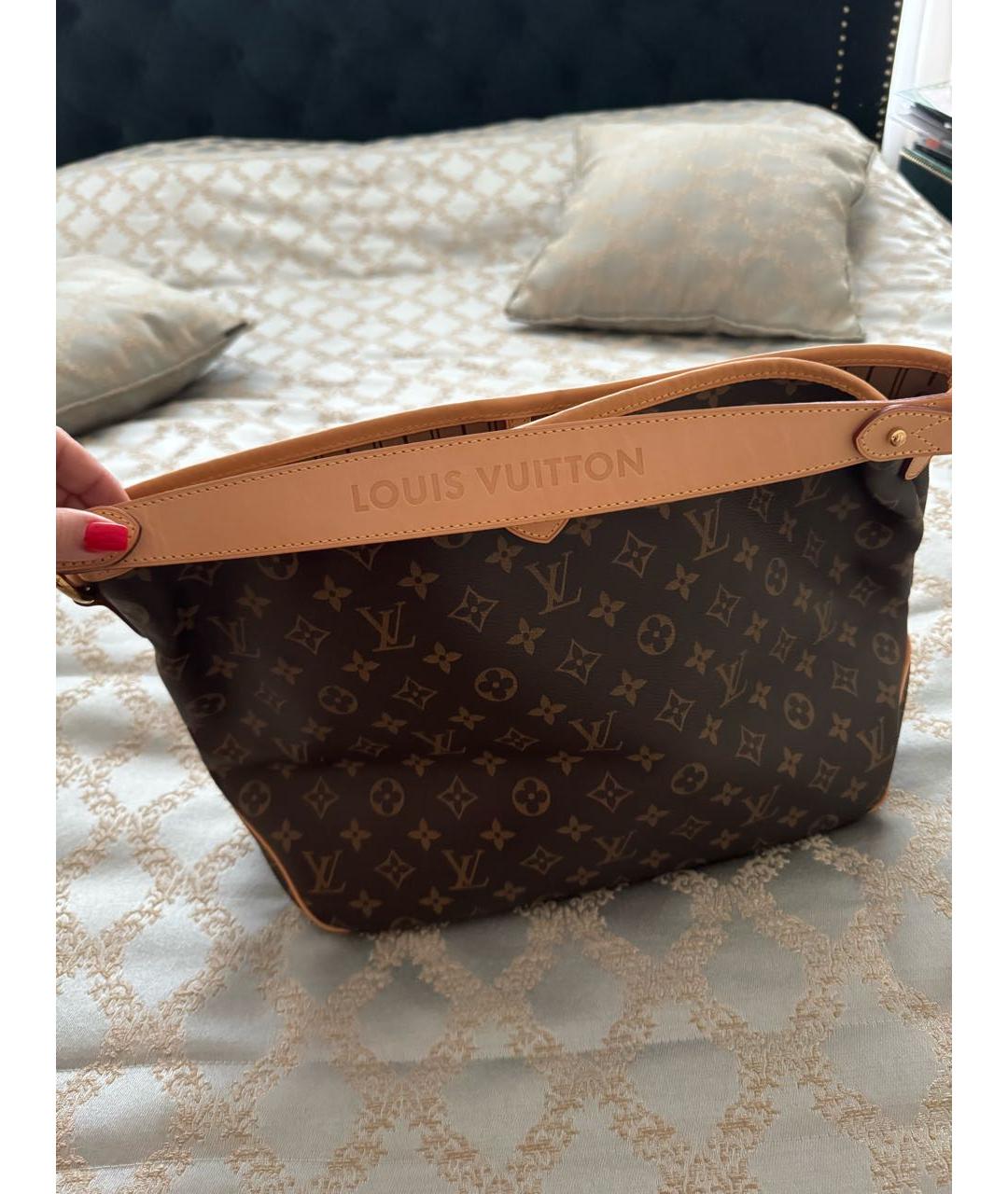 LOUIS VUITTON PRE-OWNED Коричневая сумка через плечо, фото 4