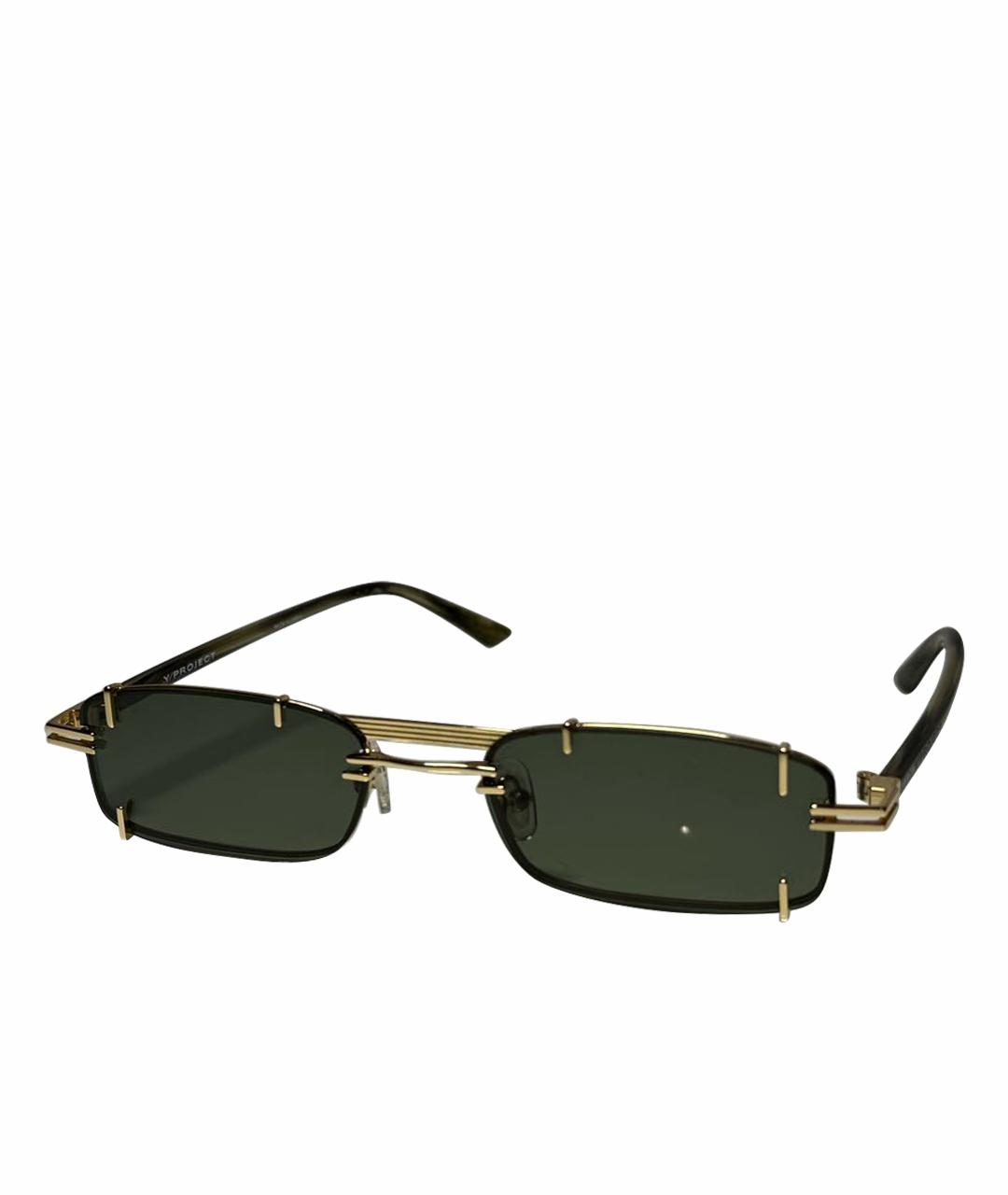 Y/PROJECT Антрацитовые солнцезащитные очки, фото 1
