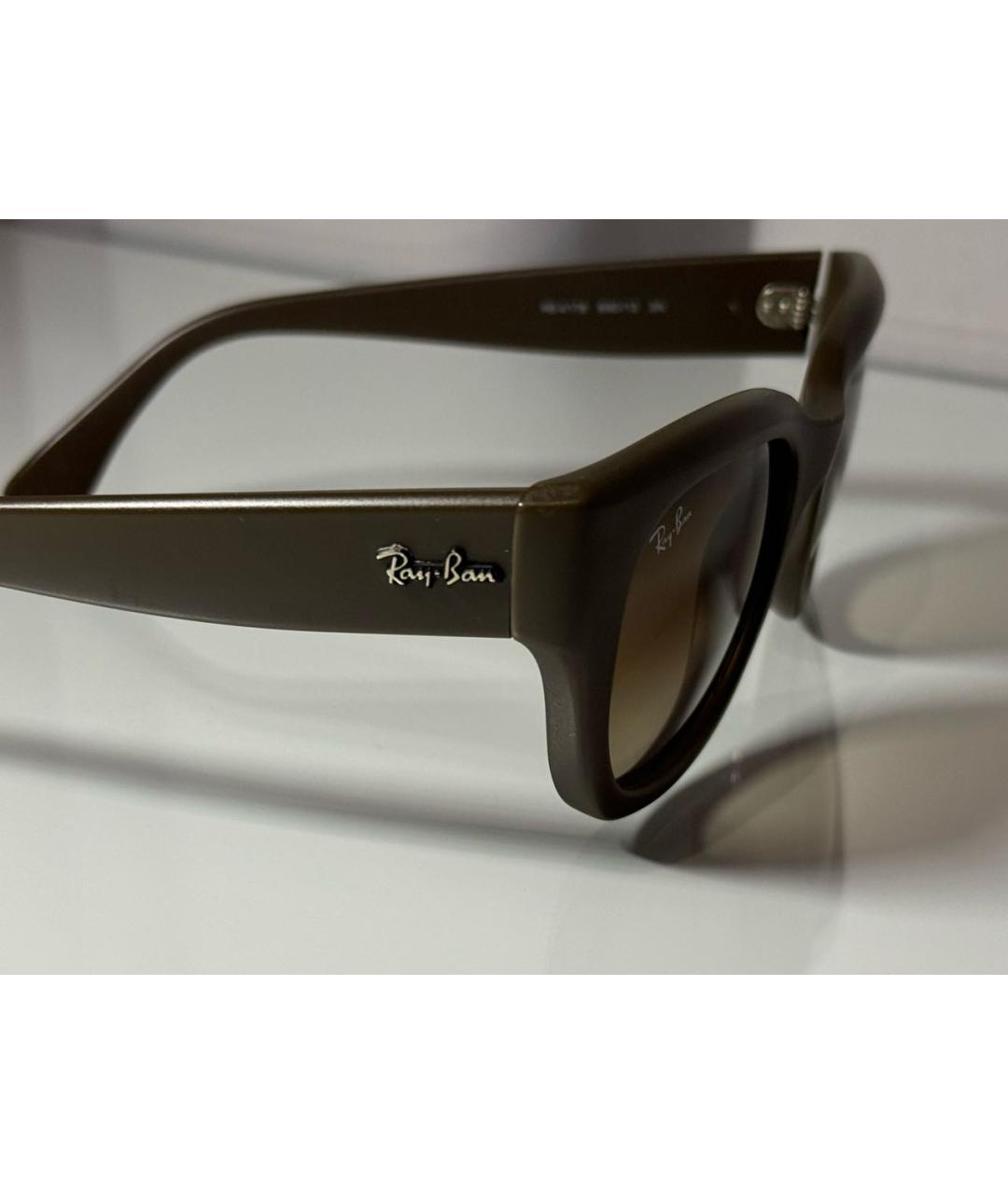 RAY BAN Коричневые солнцезащитные очки, фото 2
