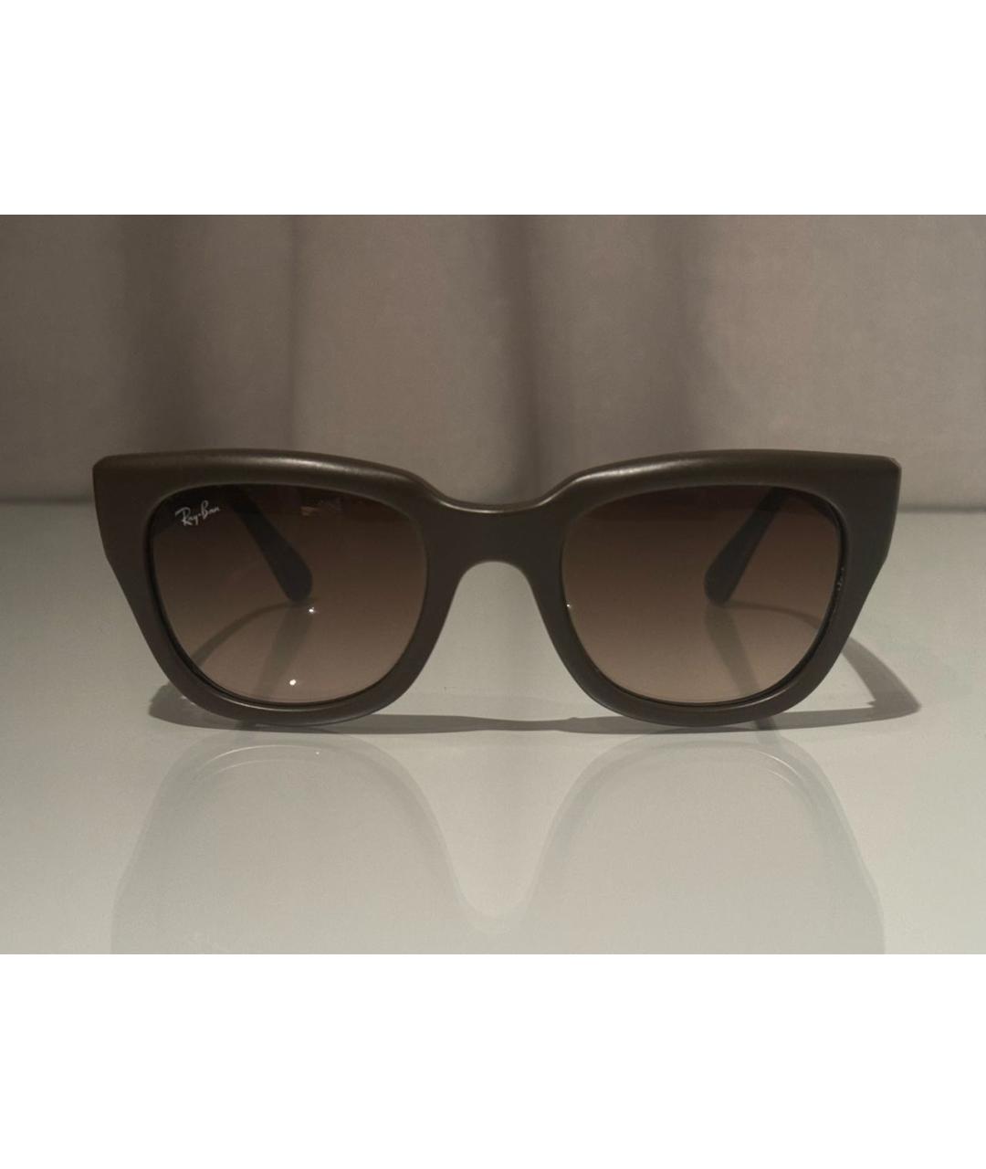 RAY BAN Коричневые солнцезащитные очки, фото 6
