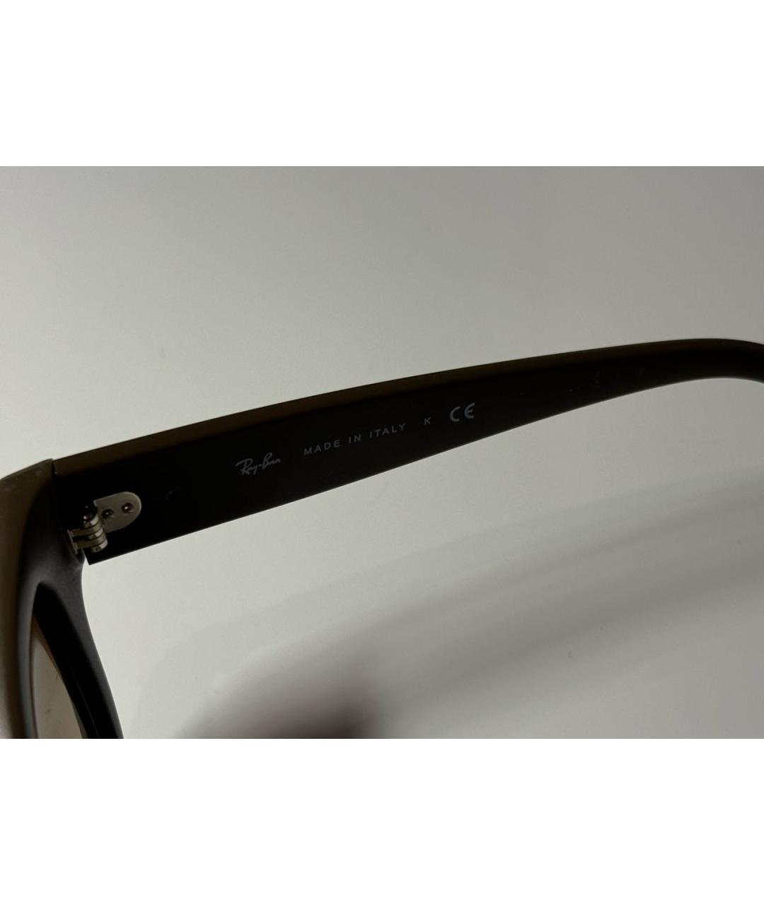 RAY BAN Коричневые солнцезащитные очки, фото 5