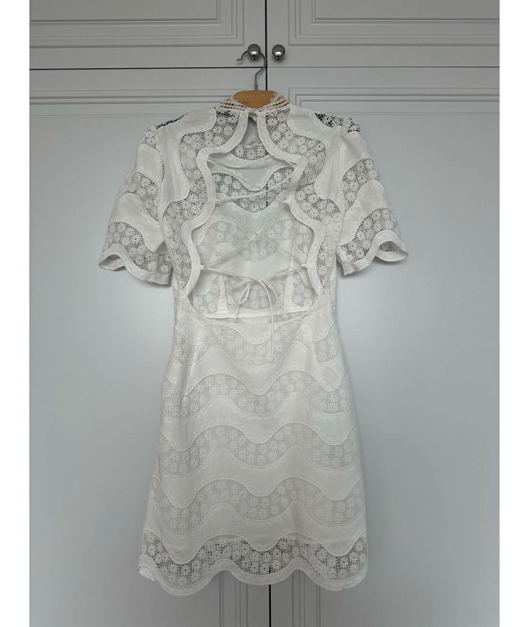 SANDRO Белое повседневное платье, фото 2