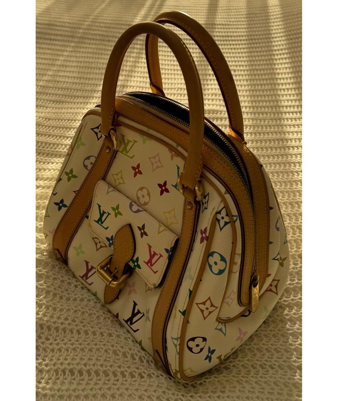 LOUIS VUITTON PRE-OWNED Белая сумка с короткими ручками, фото 2