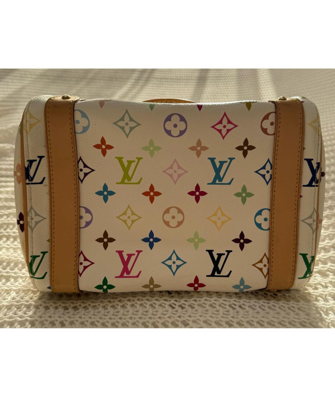 LOUIS VUITTON PRE-OWNED Белая сумка с короткими ручками, фото 5