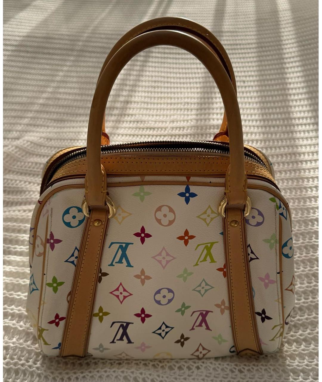 LOUIS VUITTON PRE-OWNED Белая сумка с короткими ручками, фото 3