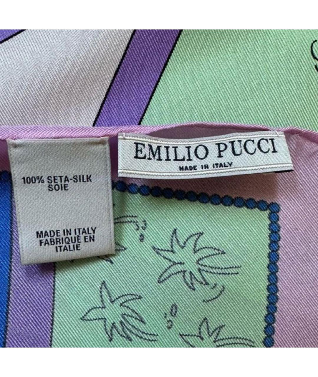 EMILIO PUCCI Шелковый платок, фото 3