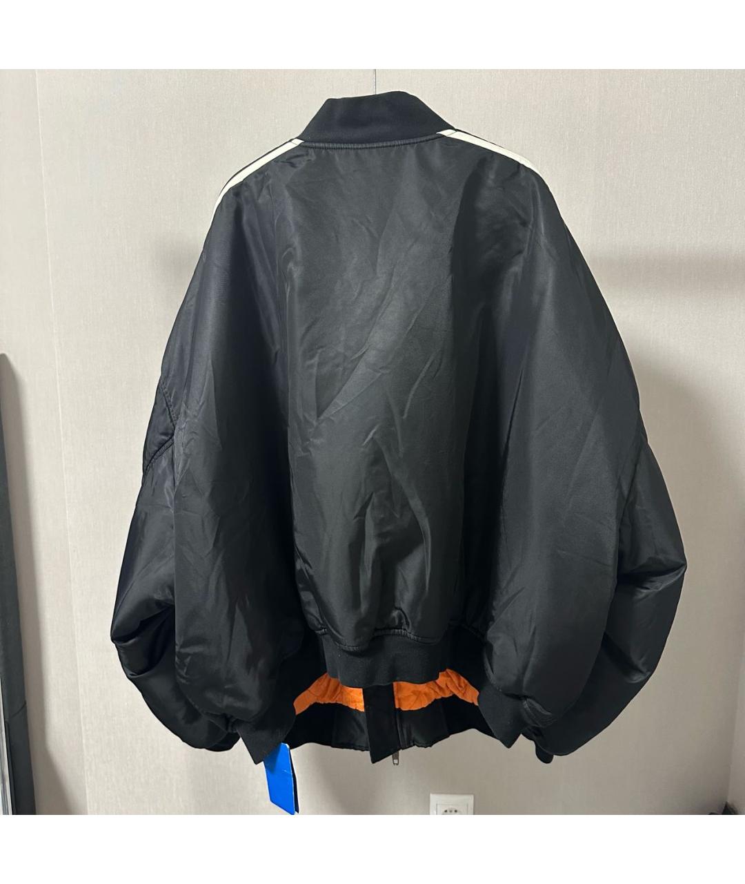 BALENCIAGA Черная полиамидовая куртка, фото 2