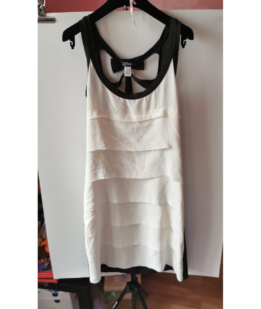 VDP Белое шелковое коктейльное платье, фото 6