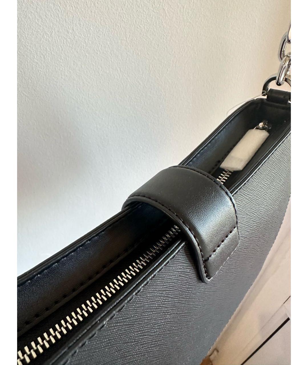 MICHAEL KORS Черная сумка через плечо из искусственной кожи, фото 4