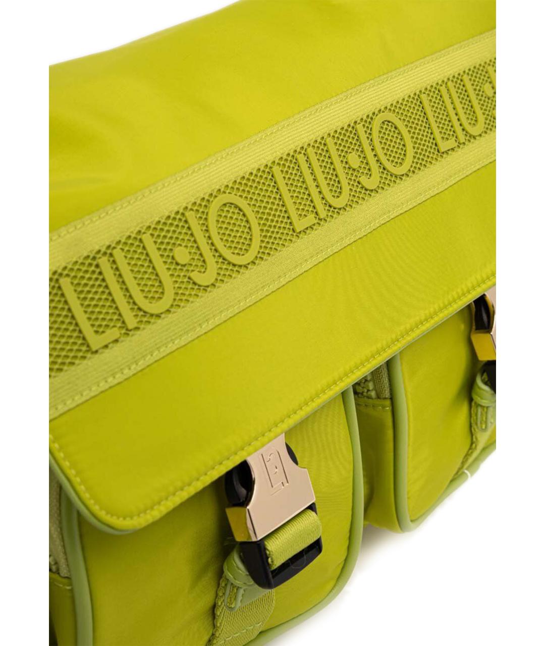 LIU JO Зеленая синтетическая сумка через плечо, фото 4