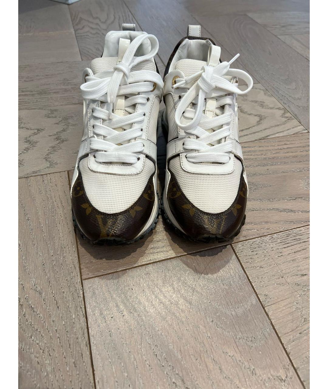 LOUIS VUITTON PRE-OWNED Белые кожаные кроссовки, фото 2