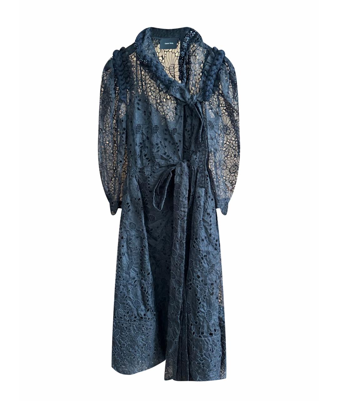 SIMONE ROCHA Черное кружевное коктейльное платье, фото 1