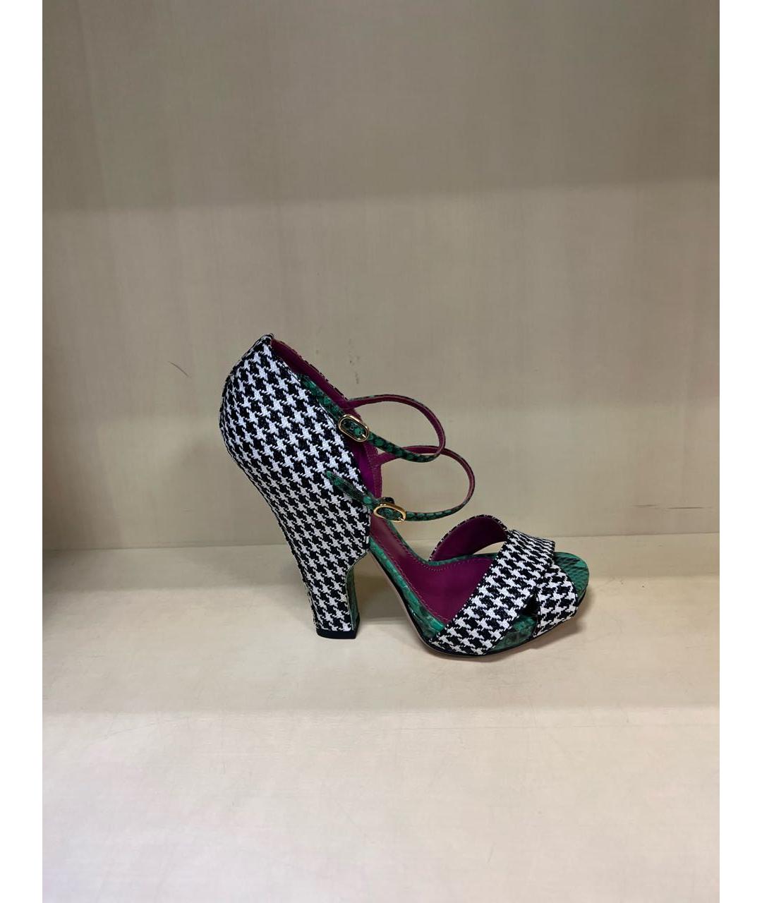 DOLCE&GABBANA Мульти босоножки, фото 5
