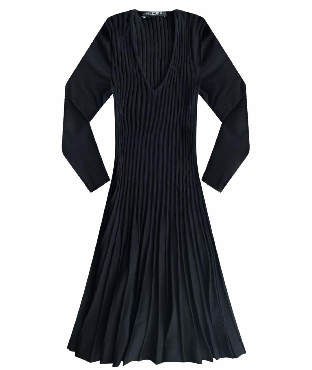 MARC CAIN Черное вискозное повседневное платье, фото 1