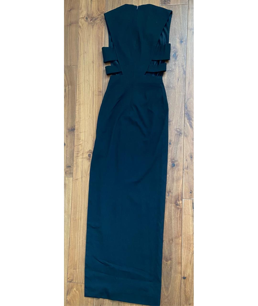 MICHELLE MASON Черное полиэстеровое вечернее платье, фото 2