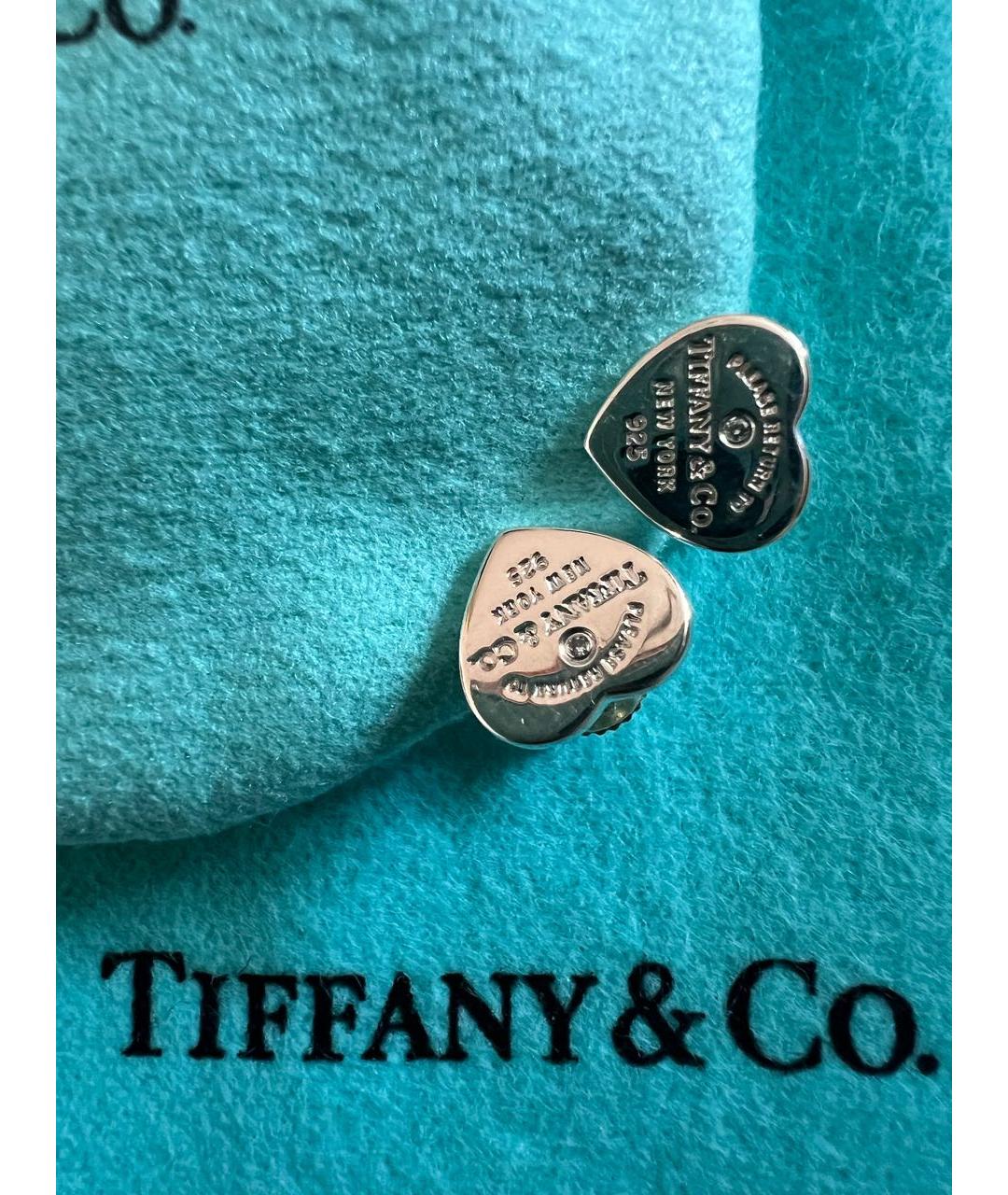 TIFFANY&CO Серебряные серебряные серьги, фото 5
