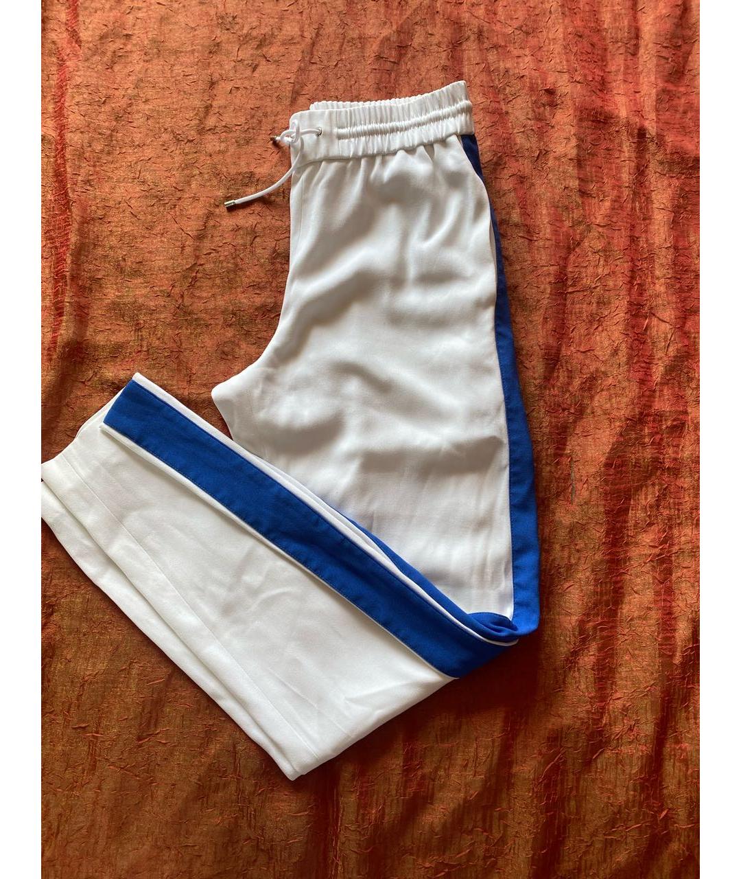 KENZO Белые прямые брюки, фото 3
