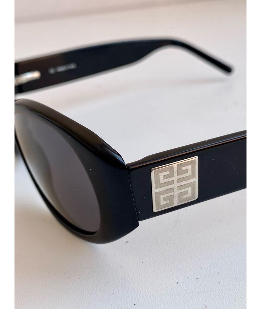 GIVENCHY Черные пластиковые солнцезащитные очки, фото 3