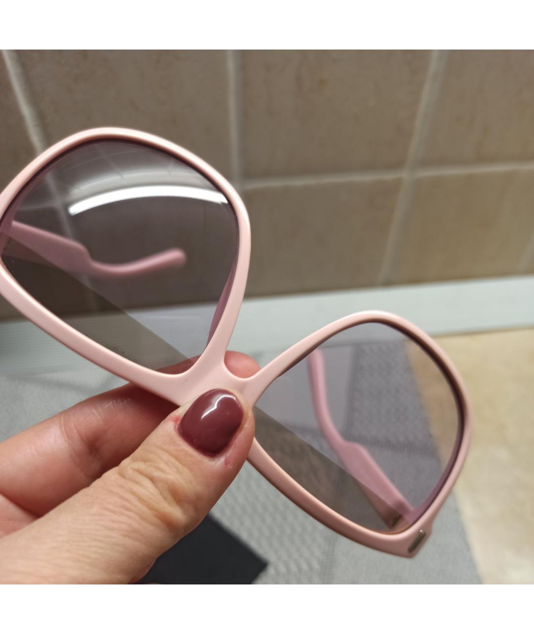MARC JACOBS Розовые пластиковые солнцезащитные очки, фото 6