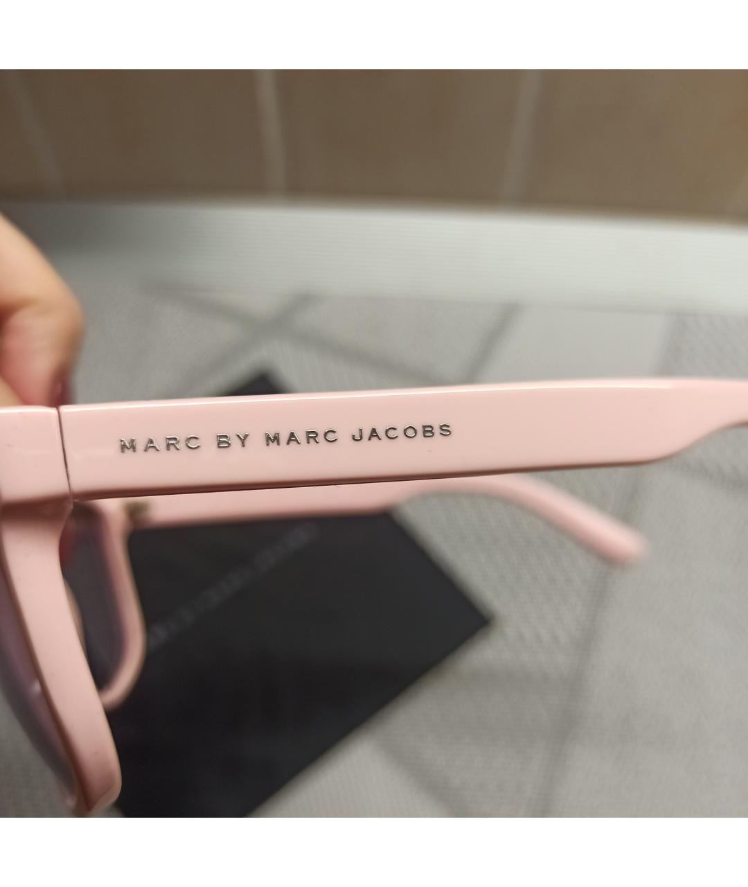 MARC JACOBS Розовые пластиковые солнцезащитные очки, фото 2