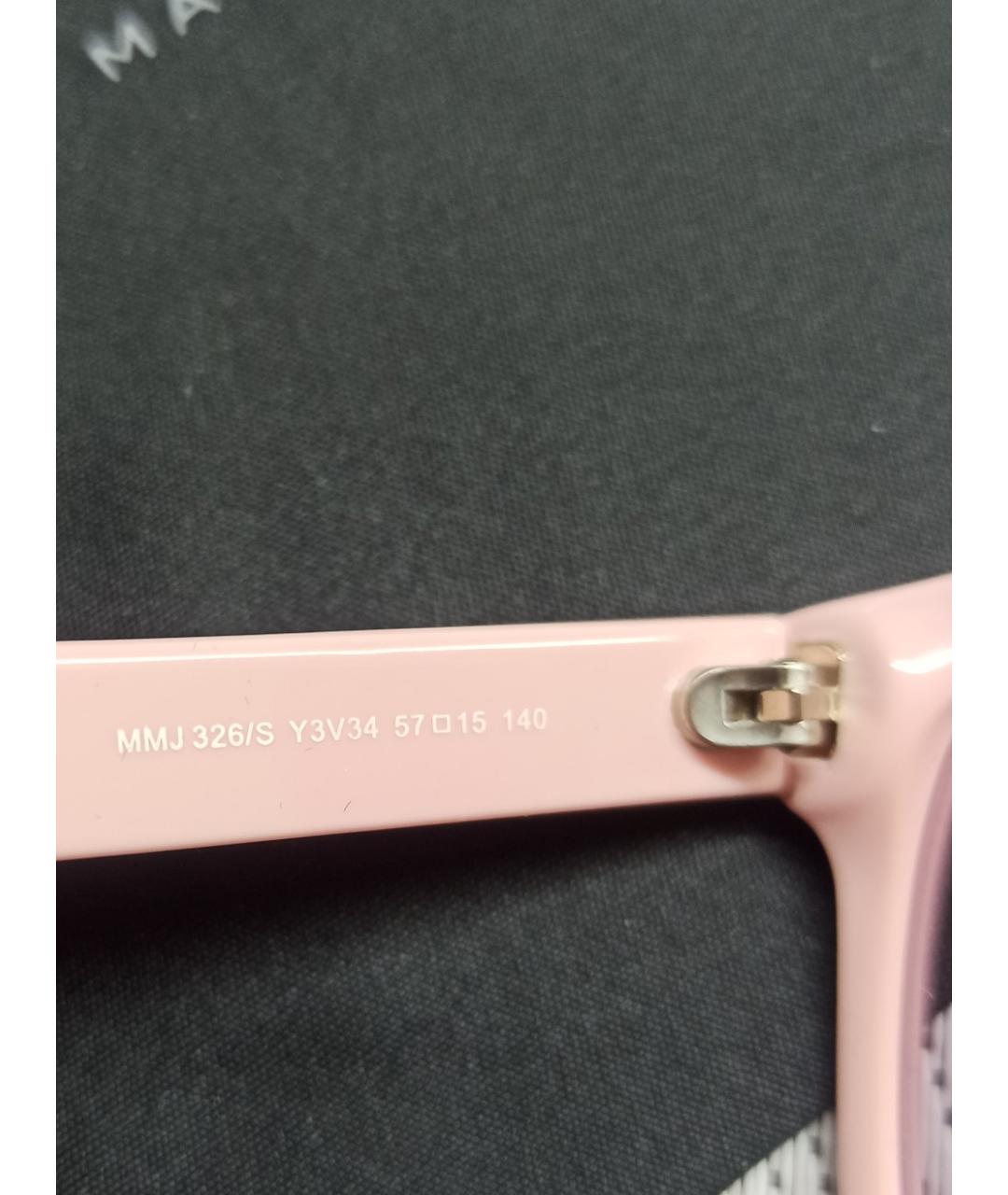 MARC JACOBS Розовые пластиковые солнцезащитные очки, фото 7