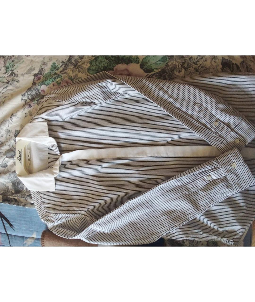 CELINE PRE-OWNED Мульти хлопковая рубашка, фото 7