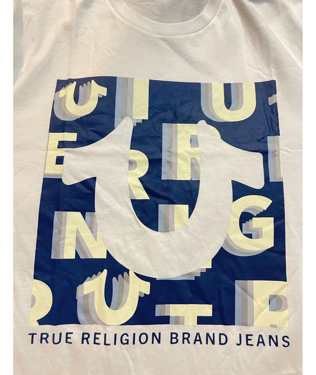 TRUE RELIGION Белая хлопковая футболка, фото 2