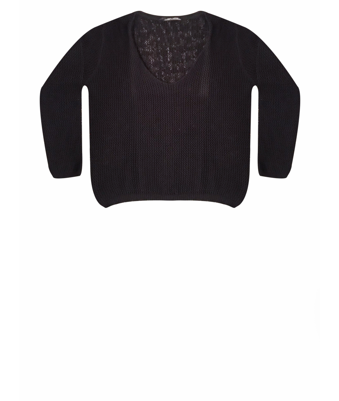 DANIELE ALESSANDRINI Черный хлопковый джемпер / свитер, фото 1