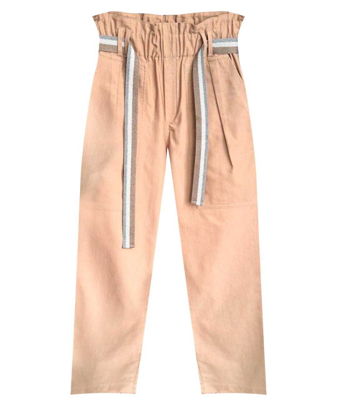BRUNELLO CUCINELLI Бежевые хлопковые брюки и шорты, фото 6