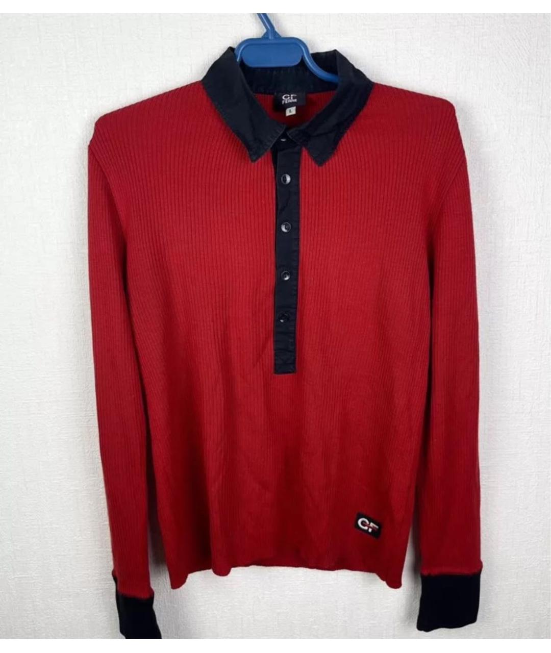 GIANFRANCO FERRE Красная хлопковая блузы, фото 5