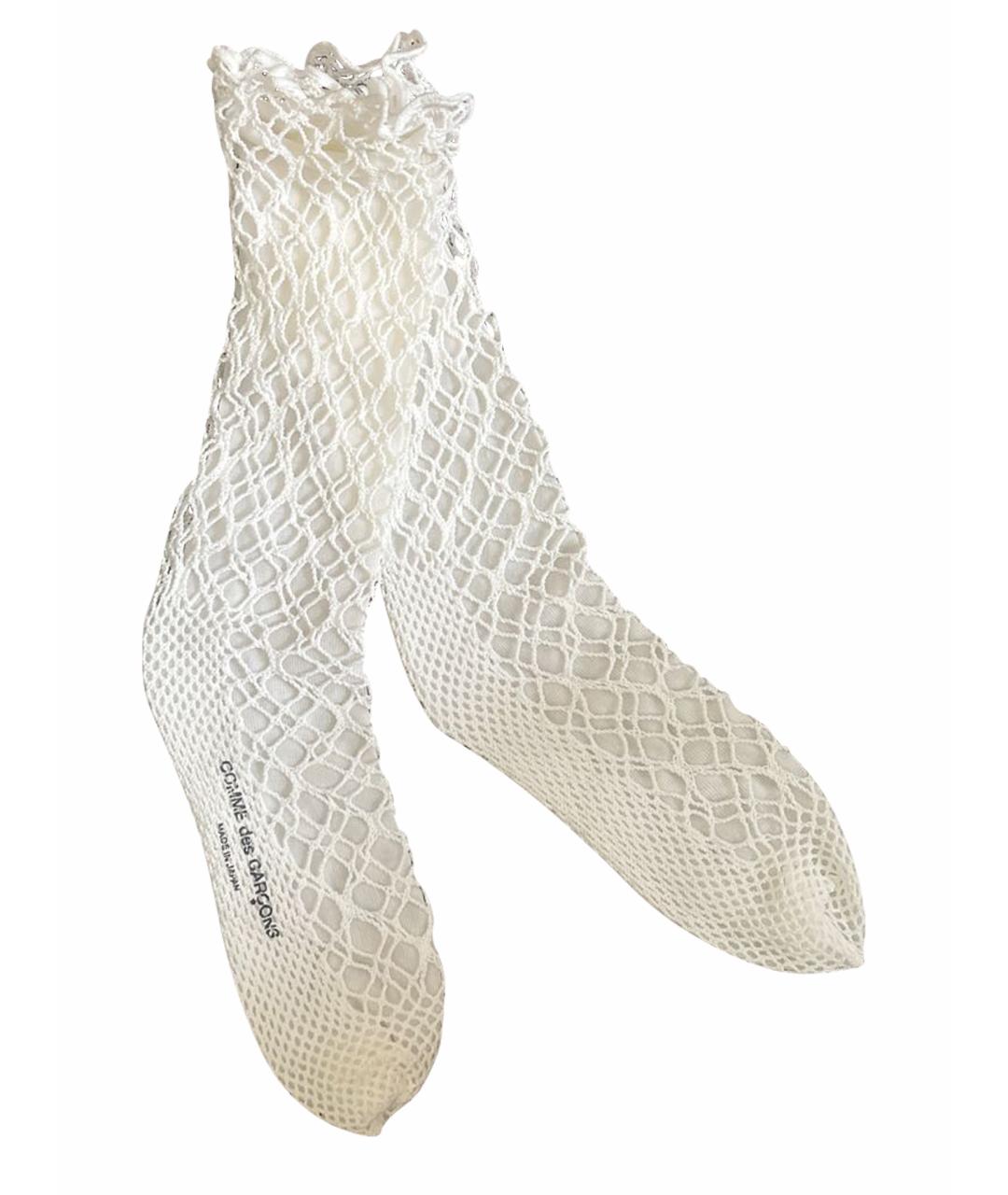 COMME DES GARÇONS Белые носки, чулки и колготы, фото 1