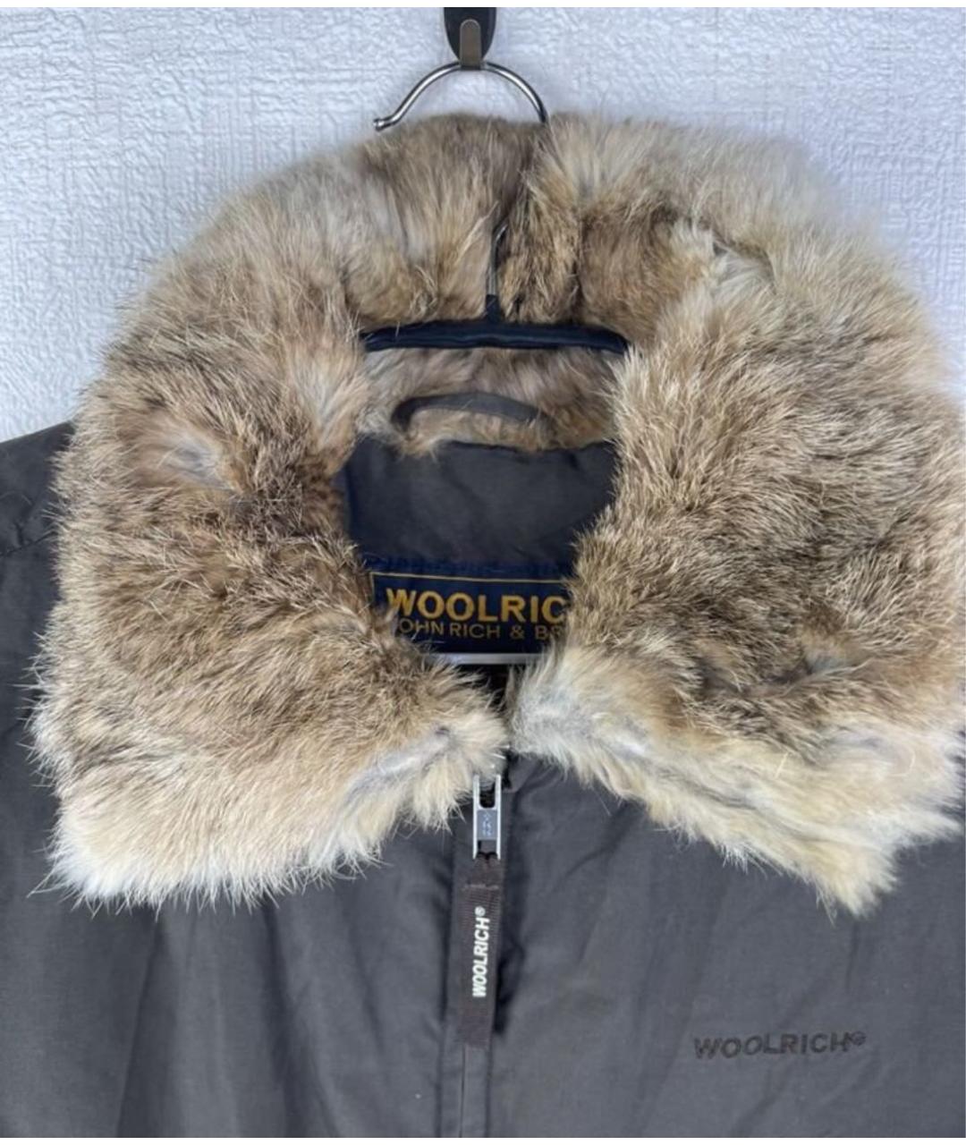 WOOLRICH Коричневый пуховик, фото 3