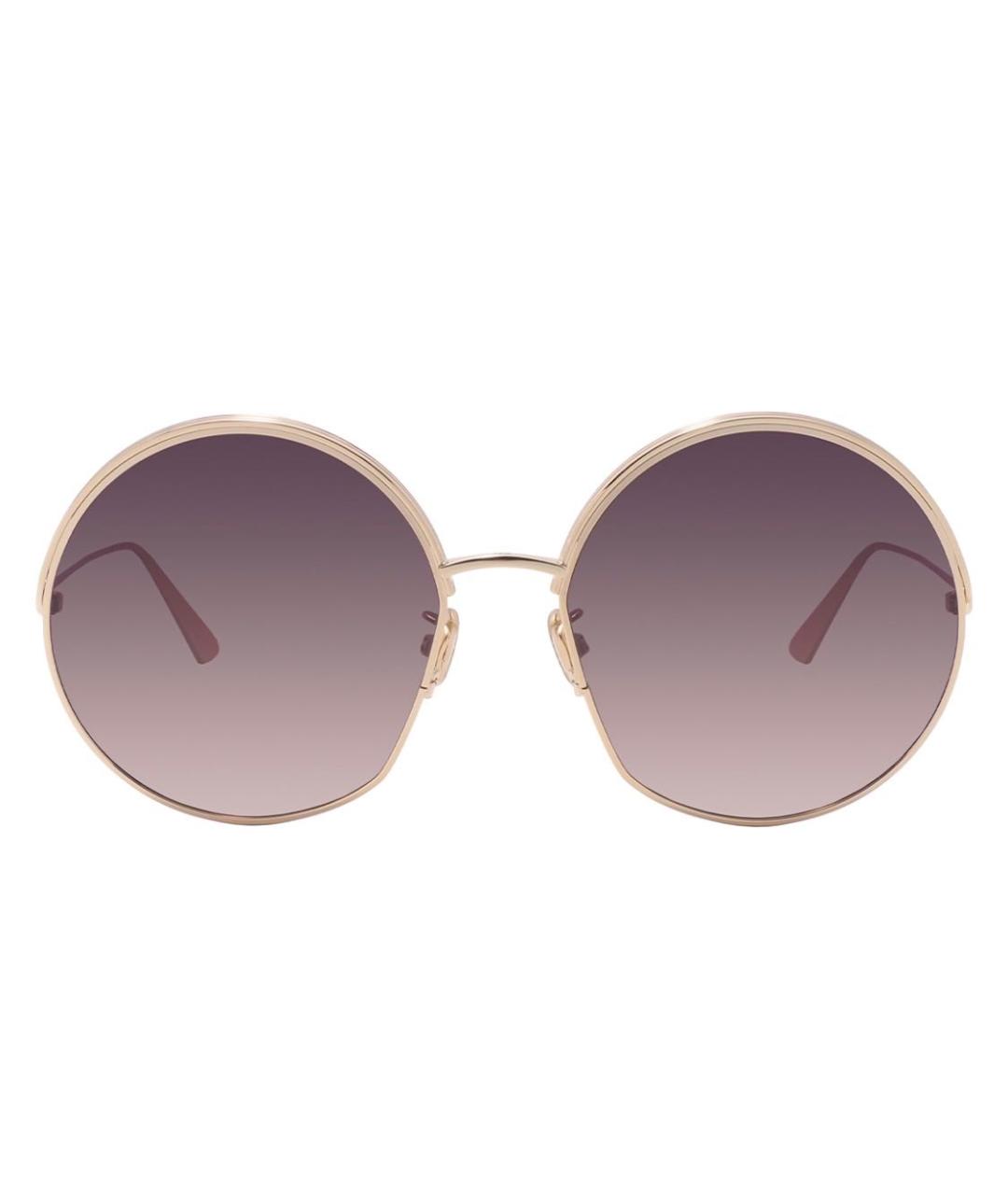 CHRISTIAN DIOR PRE-OWNED Фиолетовые металлические солнцезащитные очки, фото 2