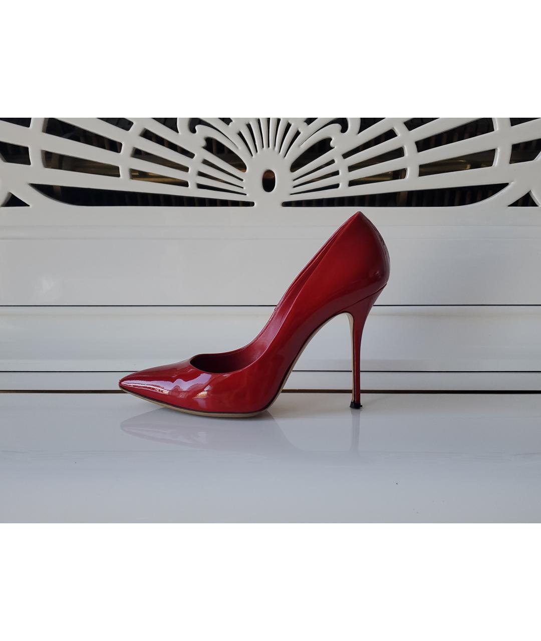 CASADEI Красные туфли из лакированной кожи, фото 7