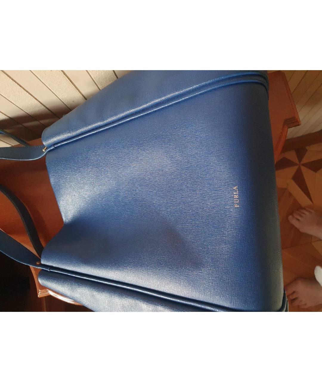 FURLA Синяя сумка через плечо, фото 5
