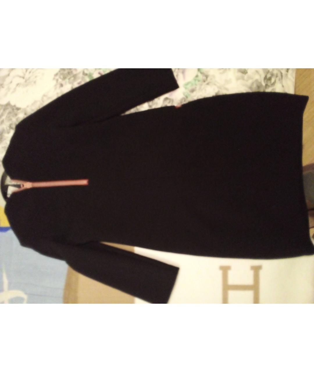 ARMANI EXCHANGE Черное полиэстеровое повседневное платье, фото 2