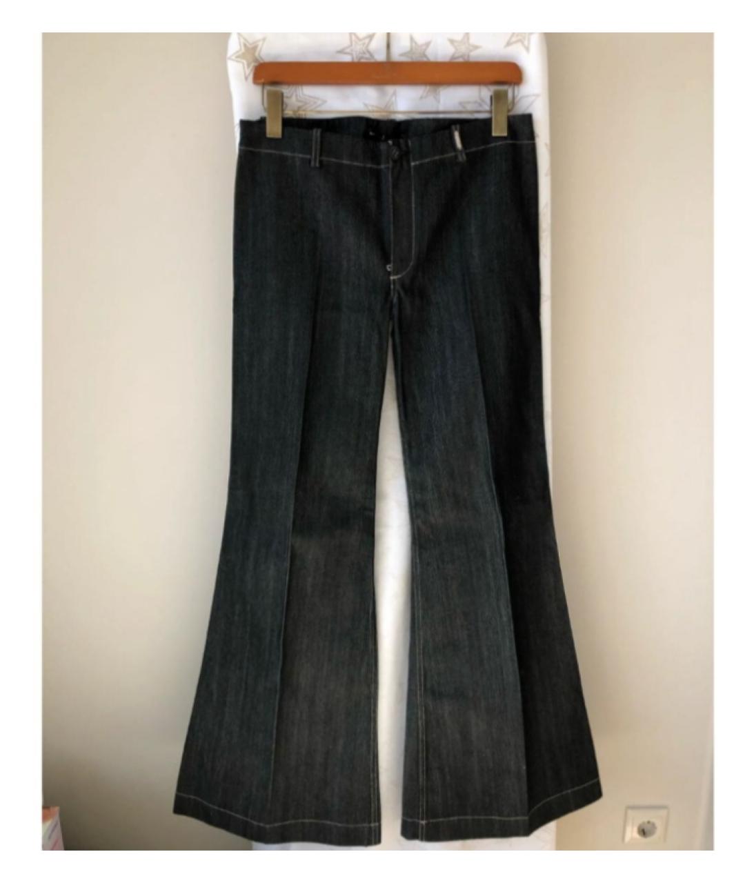 BALENCIAGA Черные хлопковые джинсы клеш, фото 7