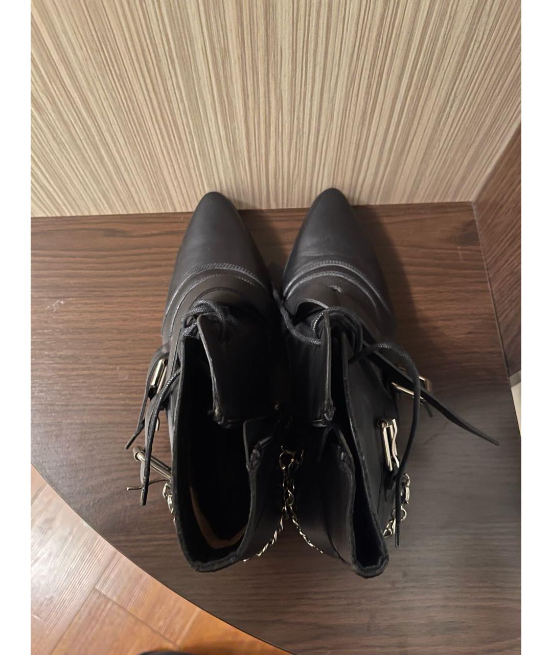 TABITHA SIMMONS Черные кожаные туфли, фото 3