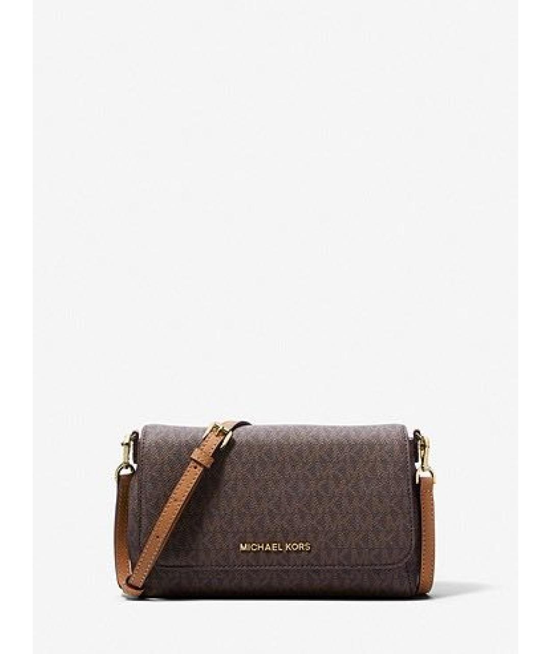 MICHAEL KORS Коричневая сумка через плечо, фото 5