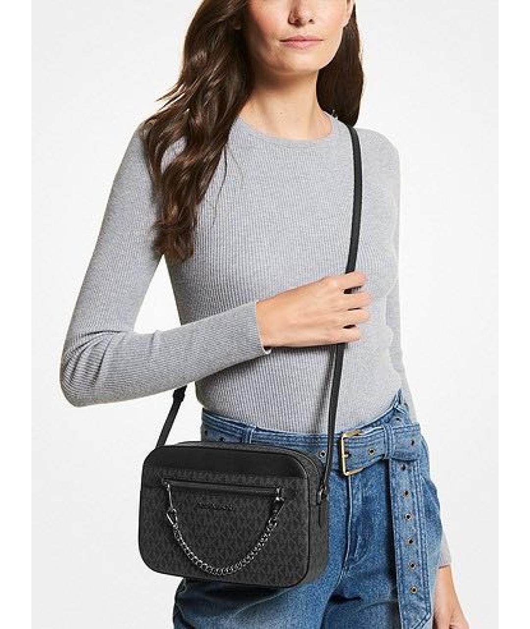 MICHAEL KORS Черная сумка через плечо, фото 7