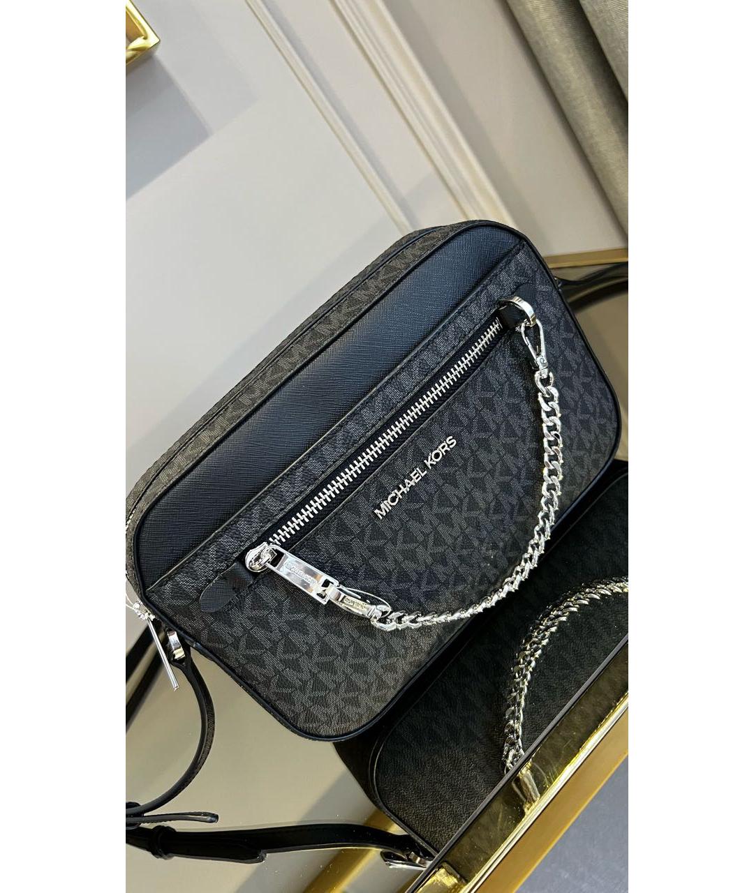 MICHAEL KORS Черная сумка через плечо, фото 4