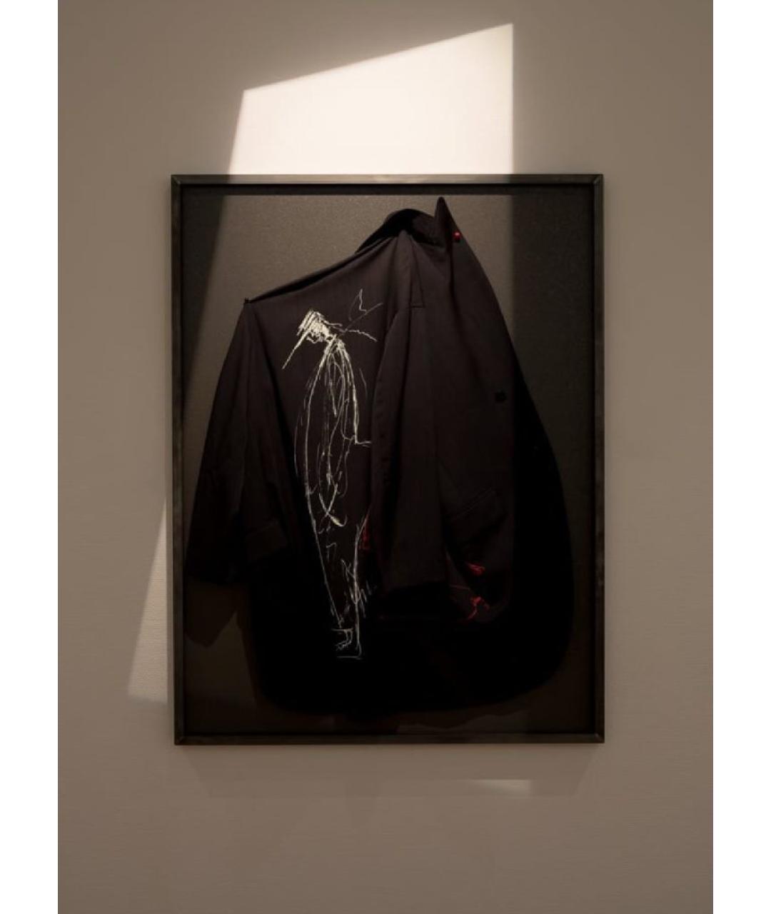 YOHJI YAMAMOTO Черное шерстяное пальто, фото 7