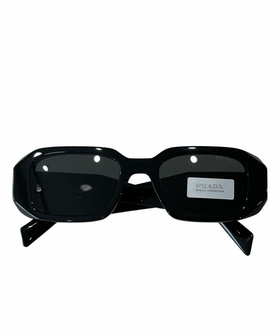 PRADA Черные солнцезащитные очки, фото 1