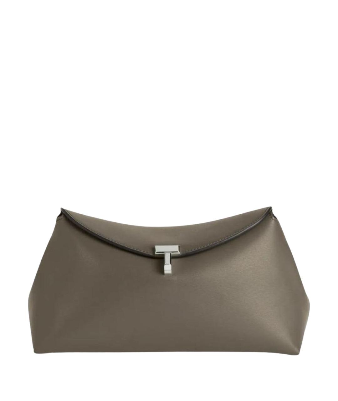 TOTEME Коричневая кожаная сумка через плечо, фото 1