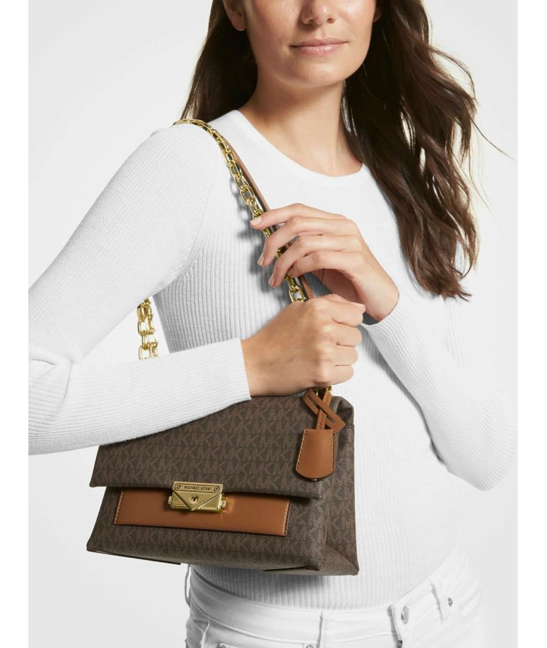 MICHAEL KORS Коричневая сумка через плечо, фото 8