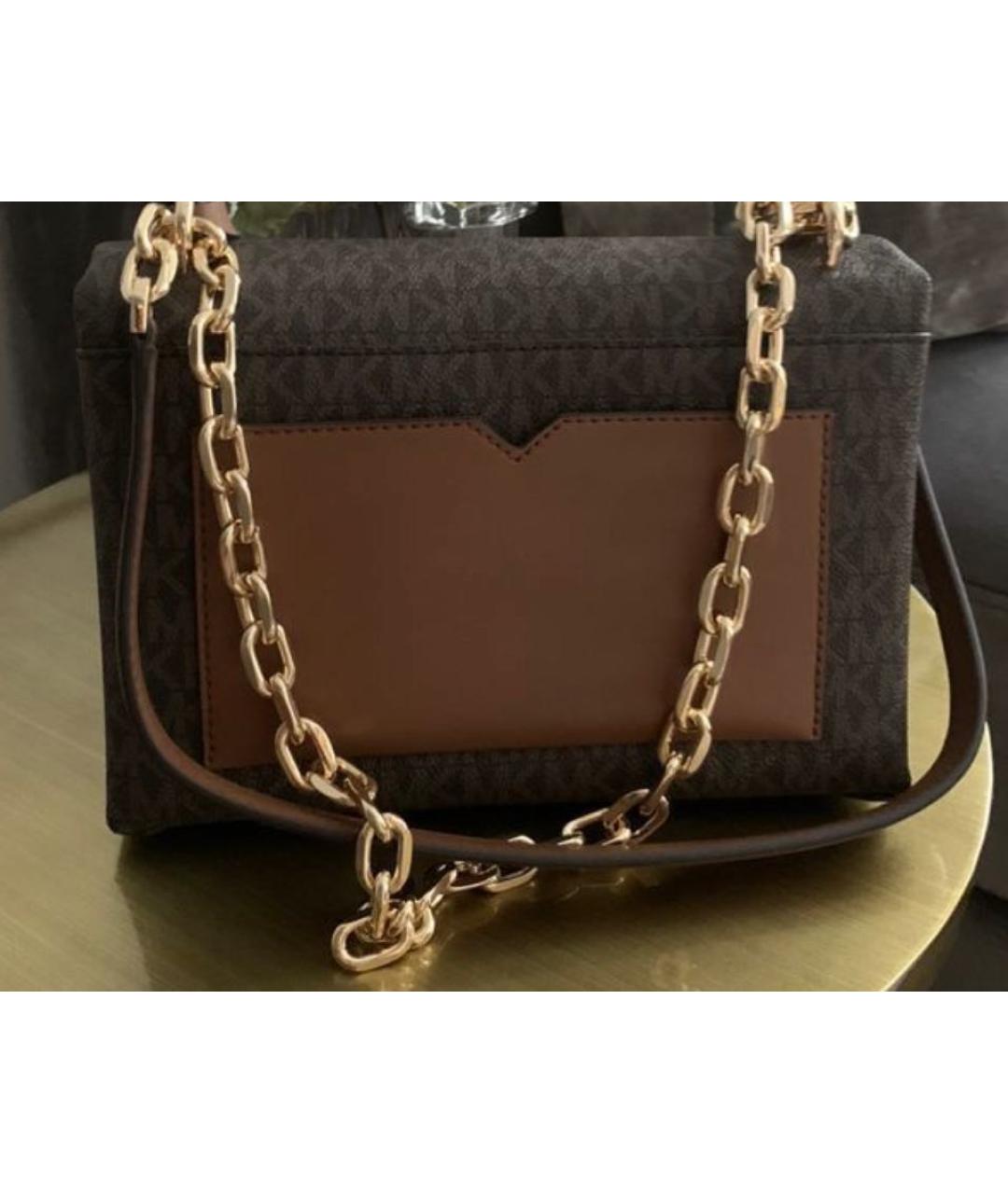 MICHAEL KORS Коричневая сумка через плечо, фото 3