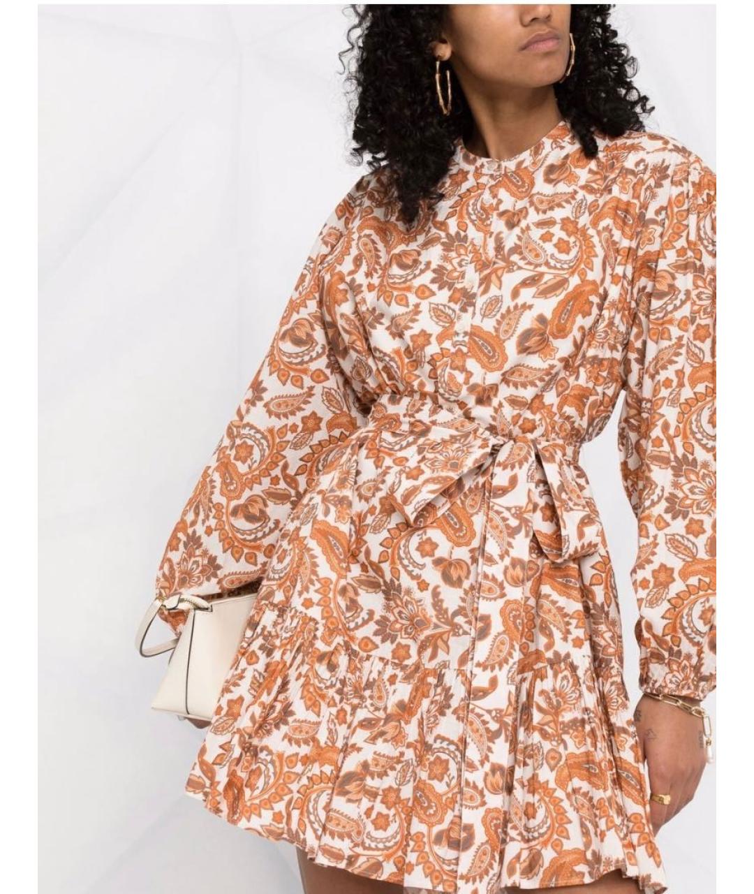 MAJE Мульти хлопковое повседневное платье, фото 7