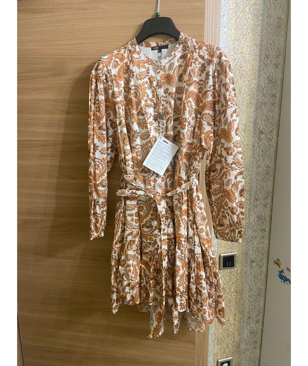 MAJE Мульти хлопковое повседневное платье, фото 2